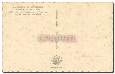 Kobiety i dzieci niosące naczynia — Hoa-qui — Wydawnictwo Hoa-qui, nr 3016 — Rewers