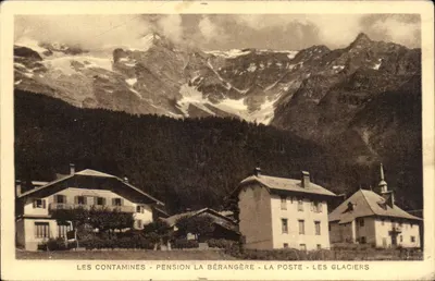 Les Contamines - Pension La Bérangère - Poczta - Góry lodowce — Wydawnictwo M. Bourreys
