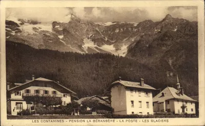 Les Contamines - Pension La Bérangère - Poczta - Góry lodowce — wydawca nieznany