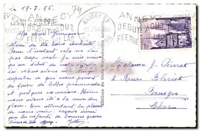 Port i Wzgórze Baron — Annecy — Wydawnictwo Globe — Rewers