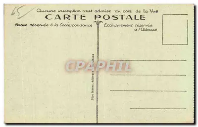 Cauterets — Kasyno i Termale Oeufs — Bracia Bloc, wydawcy, n°40 — Rewers