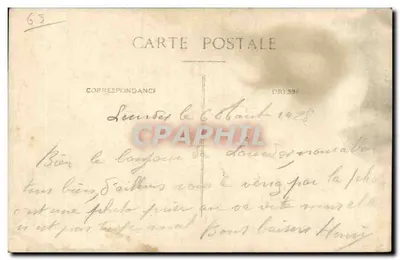 Départ pour Gavarnie - Cauterets — Photo S. Bate-Sourdes — Verso