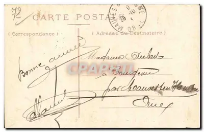 Le Mans — The Savings Bank & Boulevard Levassseur — Publisher KD, No. 20 — Back