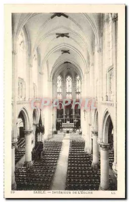 Sablé — Interior da Igreja — LL