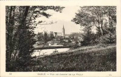Sablé — Vista do jardim da cidade — LL, n°32