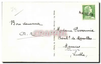 Ecommoy (Sarthe) — A Igreja — 4340 — Verso