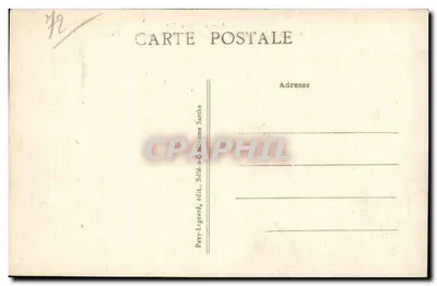 As Alpes Mancelles — Vale de Misère — Pavyl-Legard, editor, Silé-Gabrienne Sarthe — Verso
