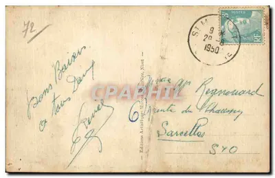 Saint-Maixent (Sarthe) — Rue Principale — Éditions Artistiques Nîmes, Nîort, n°3313 — Verso