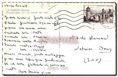 La Flèche (Sarthe) — Passeggiate lungo i bordi del Loir — Foto CD MASON — Verso