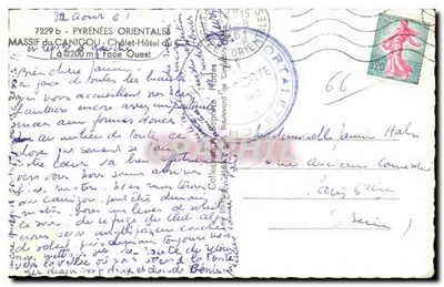 Chalet des Canigou — Westseite — Verlag Dorfoc — Rückseite