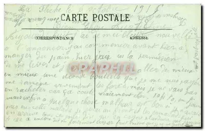 La Flèche — Prytanée — Wewnętrzne wnętrze kaplicy — LL. — Rewers