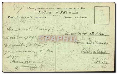 Le Mans — Pomnik Léon Bollée — Wydanie N.G. — Rewers