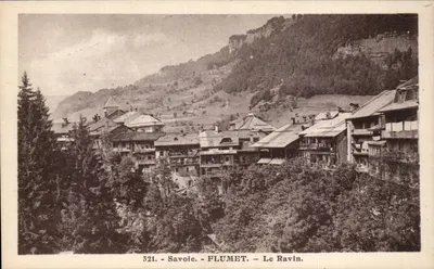 Flumet - O Ravin — Savoie — n° 321 — L. Morand, fot.édit. Haute-Savoie