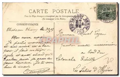 Castello Thierry — Via della Vignotta — Collezione E. S. — Verso