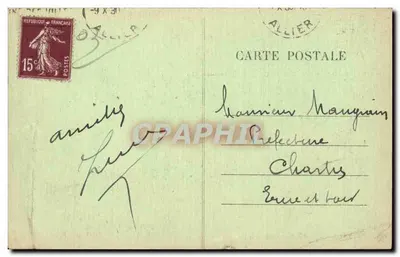 Vichy — Szpital Wojskowy — Edit. Faure — Rewers