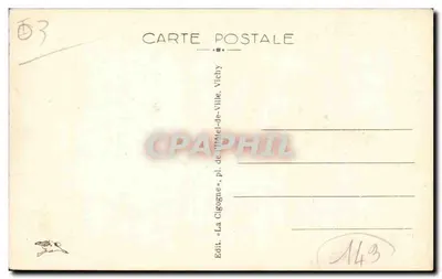 Vichy — La Maison du Barillage (XVIe siècle) — Edit. 'La Cigogne', pl. de l'Hôtel-de-Ville, Vichy — Verso