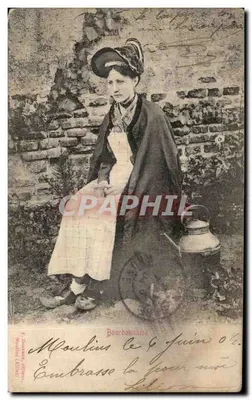 Bourbonnais Woman — Water Mill — E. Dorzain, Allier