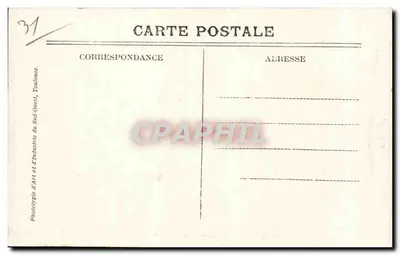 Toulouse — Rue de Metz — Phototypie d'Art et d'Industrie du Sud-Ouest — Rewers