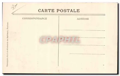 Toulouse — Plac i Aleje Lafayette — centralna figura — Rewers