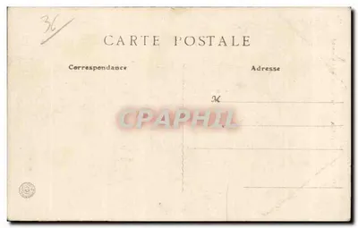 Châteauroux — Statua generała Bertranda — Wydawca FRANCE, n° 544 — Rewers