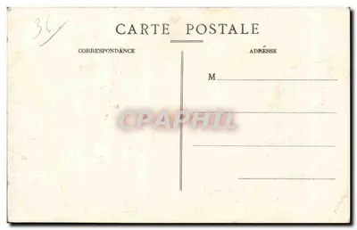 Châteauroux — Prefektura i Zamek Raoul — n°282 — Rewers
