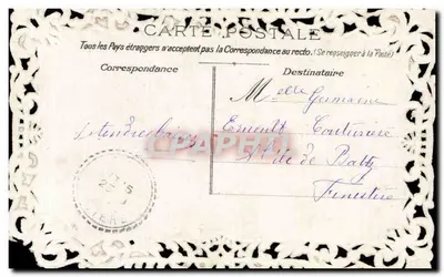 Pansies — Cueillette pour vous — République Française — Verso