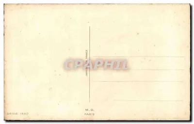 Bouquet de pâquerettes — carta postal — M.D. Paris, série 1960 — Verso