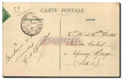 Bourbonne-les-Bains — A Estação Termal — Munier-Arnould, Magasins Réunis — Verso