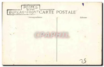 Saint-Dizier - La Iglesia de Notre-Dame (FACHADA) — n°15 — editor impresión B. D. — Reverso