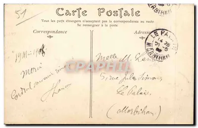 Reims — Place Royale i Rue Colbert — Wydawca ND, nr 51 — Rewers