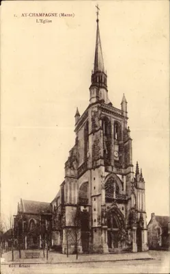 Ay-Champagne (Marne) — A Igreja — Edit. Erhard
