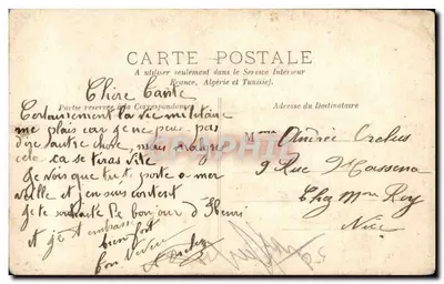 Cherbourg — Aleja Carnot — Kolekcja B. P. Cherbourg — Rewers