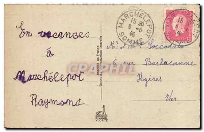 Arranjo de pivoines — em um sapato — R. G. — R. Hamel Paris — Verso