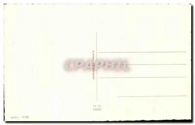 Arranjo de pivoines — Aniversário — M. D. Paris, série 4150 — Verso