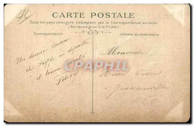 Dieppe — Le grand Pont — G. M. 1354 — Verso