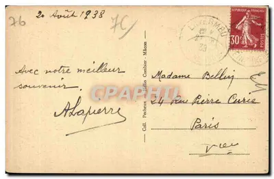 BERNEVAL-sur-MER (Seine-Inf.) — Wille w zielonej okolicy — Fot. Combier Macoy — Rewers