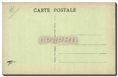 Rouen - O Quai de Paris e a Côte Catherine — Cartas "La Cigogne", Rouen — Verso