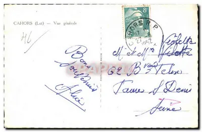 Cahors (Lot) — Algemene uitzicht — Foto G. Macon — Achterkant