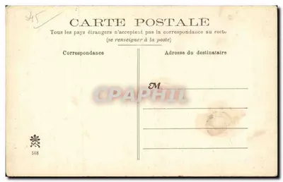 Châteauneuf-sur-Loire (Loiret) — A promenade de Chastaing — Impressão Duneau, n° 668 — Verso