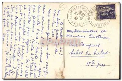 Estabelecimento Hidromineral do BOULOU — A Fonte Clémentine — Editor Rionet — Verso