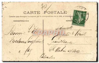 Gray - Hotel de Ville, século XVI — Bailler, Nouvelles Galeries, n°44 — Verso