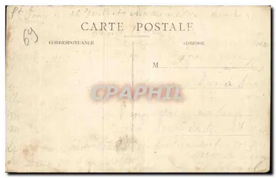 Lyon — Place des Cordeliers — Kerk van Sint-Bonaventuur — E. R. — Achterkant