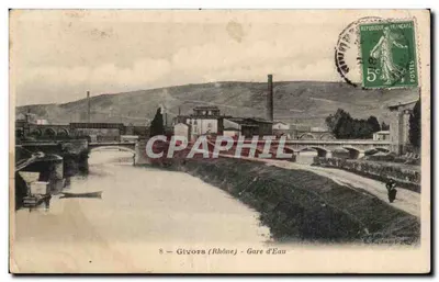 Givors (Rhône) - Estação de Água — editor L. F. Paris & Cie, n°8