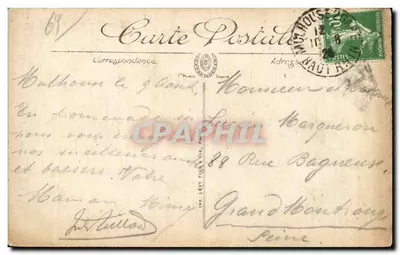 Mulhouse — Rue du Sauvage — LL. n°48 — Rewers