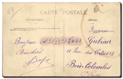 Ambiente de Chazelles - Le Rey ou Plasson — Edição Bazin — Verso