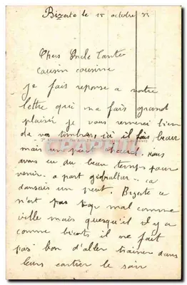 Bizerte — Ogólny widok i Urząd Miasta — Rewers