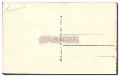 Gabès — Mieszkanie w palmiarni — CPAPHIL — Rewers