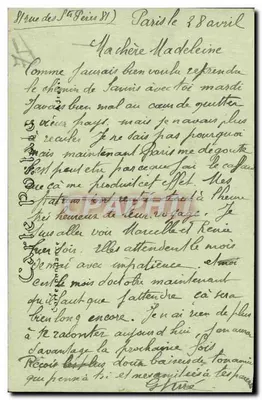 Paris — De Boulevard Denain en de Gare du Nord — 3872 — Achterkant