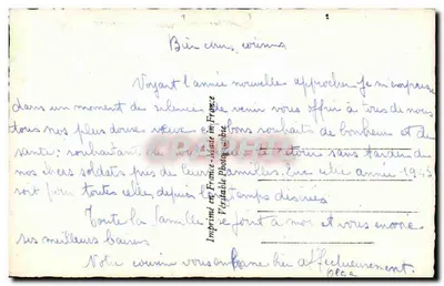 Pansies coloridas — Boa Ano — ARS 7930 — Verso