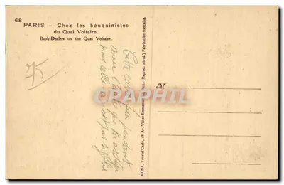 Paris — Na loja dos vendedores de livros do Quai Voltaire — Mona — Verso